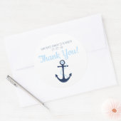 航海のいかりお願いサンキューラベルシール ラウンドシール (封筒)