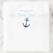 航海のいかりお願いサンキューラベルシール ラウンドシール (バッグ)