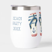 航海のいかりとストライプ反転 (右面)