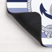 航海のいかりの結び目カスタマイズ名 マウスパッド (コーナー)