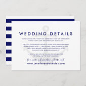 航海のいかりの結婚詳細エンクロージャカード エンクロージャーカード (正面/裏面)