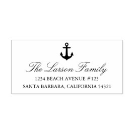 航海のいかりアドレスのスタンプ セルフインキングスタンプ