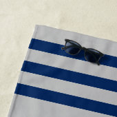 航海のいかりオアーズヘルムグレーネイビー ビーチタオル (インサイチュ)