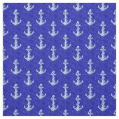 航海のいかりオンブルー ファブリック (見本)