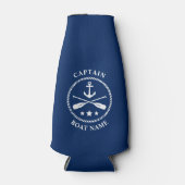 航海のいかりオール船長海軍 ボトルクーラー (正面)