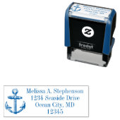 航海のいかりカスタム差出人住所スタンプ セルフインキングスタンプ (インサイチュ)