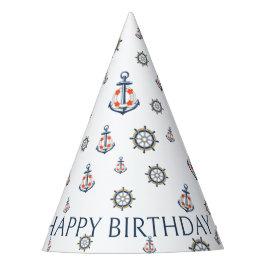 航海のいかりキッズパーティー帽子 パーティーハット
