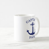 航海のいかりキャプテンパパ祖父 コーヒーマグカップ (正面右)
