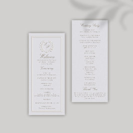 航海のいかりクラシックフォーマル結婚式 プログラム