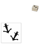 航海のいかりゴム印 ラバースタンプ (押印)