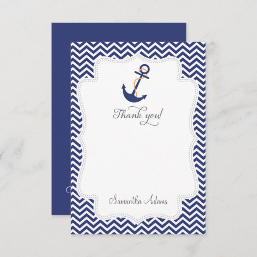 航海のいかりサンキューカード サンキューカード (正面/裏面)