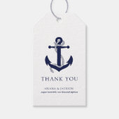 航海のいかりサンキューラベル ギフトタグ (正面)