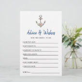 航海のいかりシャワーアドバイス&ウィッシュカード (スタンド正面)