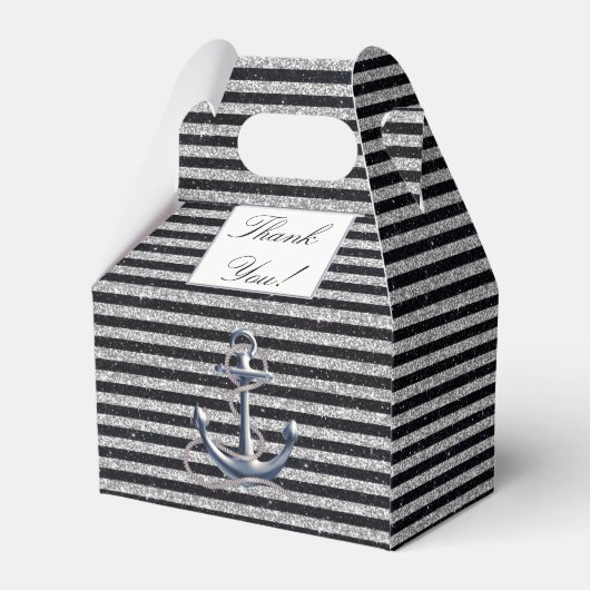 航海のいかりシルバーブストライプラック結婚ズ フェイバーボックス (裏面サイド)