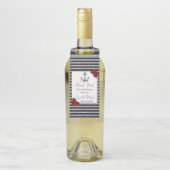 航海のいかりシルバーブストライプラック結婚ズ ボトルネックタグ (ボトル)