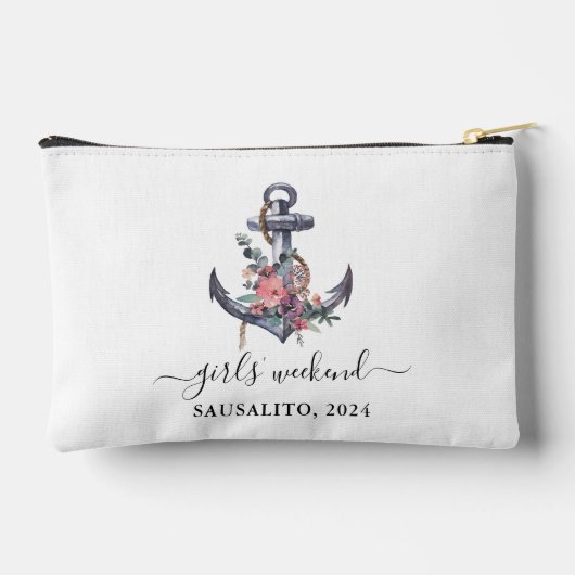 航海のいかりシーサイドガールズウィークエンド アクセサリーポーチ (裏面)