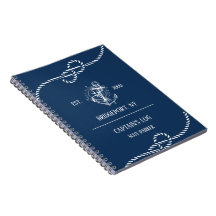 航海のいかりネイビーブルーストライプの