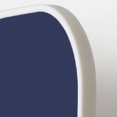 航海のいかりネイビーブルーパーソナライズされた ピックルボールラケット (左詳細)