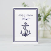 航海のいかりネイビーブルーフレーム2V RSVP (スタンド正面)