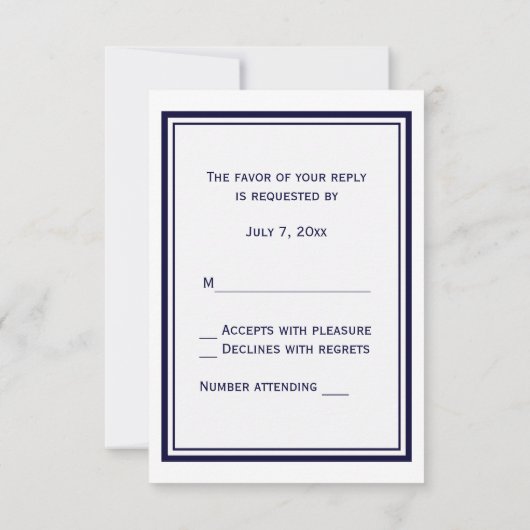 航海のいかりネイビーブルーフレーム2V RSVP (裏面)