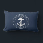 航海のいかりネイビーブルーボートネームカスタム アウトドアクッション<br><div class="desc">上の「パーソナライズ」ボタンでクリックボート名と波止場を追加する。我々のスタイルをテーマにしたカスタムボート航海のスワッグで帆を張る。海の可愛いデザインを誇る枕インスパイアは、クラシックのいかりやロープなど海洋性のモチーフを取り入れたの美しいを誇る。あなたはの海岸沿いのクルージングや海賊探検に乗り出す航海のか、私たちの枕は機能の完璧なブレンドであっしゃれているて、それは任意のボートのための必需品を持っている。</div>