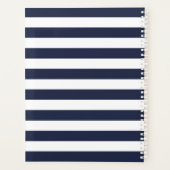 航海のいかりネイビーブルーボート名2024 プランナー手帳 (裏面)