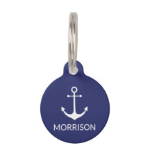 航海のいかりネイビー白カスタムい犬の名前情報