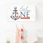 航海のいかりハッピーバースデーパーティーバナー 横断幕 (インサイチュ)