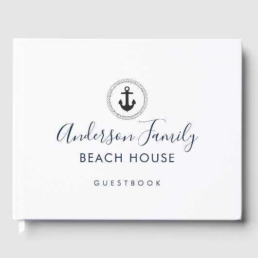 航海のいかりバケーションレンタルビーチハウス ゲストブック (正面)