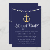 航海のいかりバチェロレッテ招待状 招待状 (正面/裏面)