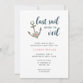 航海のいかりバチェロレッテ 招待状 (正面)