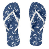 航海のいかりパターン ビーチサンダル (ソール)