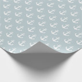 航海のいかりパターン ラッピングペーパー (角)