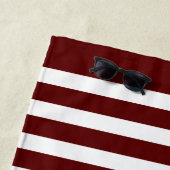 航海のいかりパドルオアーズキャプテンネームまたはボート ビーチタオル (インサイチュ)