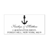 航海のいかりビーチ結婚式差出人住所 セルフインキングスタンプ (デザイン)