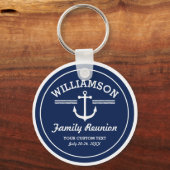 航海のいかりファミリー懇親会トリップクルーズビーチ キーホルダー (正面)