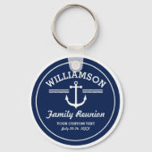 航海のいかりファミリー懇親会トリップクルーズビーチ キーホルダー (裏面)