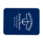 航海のいかりファミリー懇親会トリップクルーズビーチ マグネット (横)