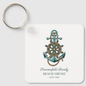 航海のいかりファミリー懇親会ビーチクルーズ キーホルダー (正面)