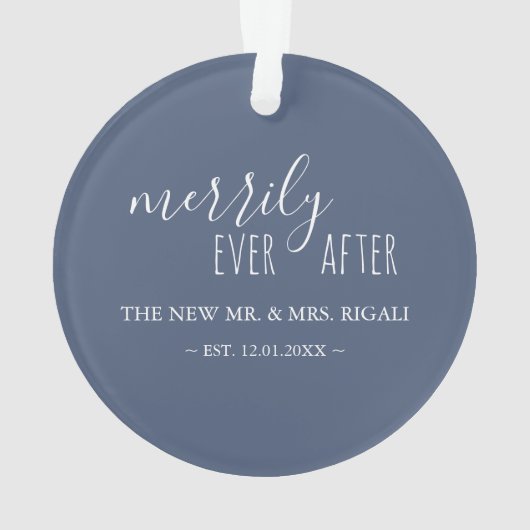 航海のいかりファースト結婚したクリスマス飾り オーナメント (裏面)