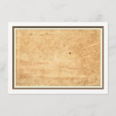 航海のいかりフレームヴィンテージ結婚紙 エンクロージャーカード (裏面)