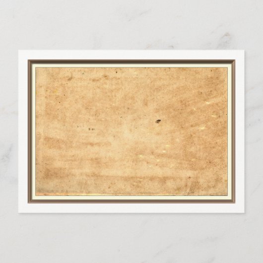 航海のいかりフレームヴィンテージ結婚紙 エンクロージャーカード (裏面)