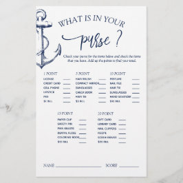 航海のいかりブライダルシャワーゲーム