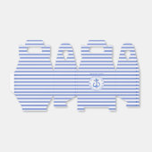 航海のいかりブルーストライプのサンキュー結婚ズ フェイバーボックス (折り畳みなし)