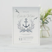 航海のいかりヘラルド結婚式招待状 招待状 (スタンド正面)