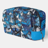 航海のいかりボートネーム旅行バッグ ドップキット (右コーナー)