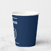 航海のいかりボート&キャプテン名 紙コップ (左)