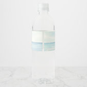 航海のいかりモノグラム水カラー海 ペットボトルラベル (裏面)