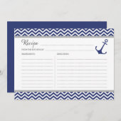 航海のいかりレシピカード (正面/裏面)