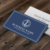 航海のいかりロエレガントゴNavy Blue 名刺